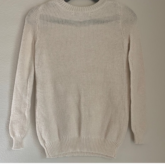⭐️ LC Lauren Conrad Snowflake Knit Sweater Small - Picture 3 of 5
